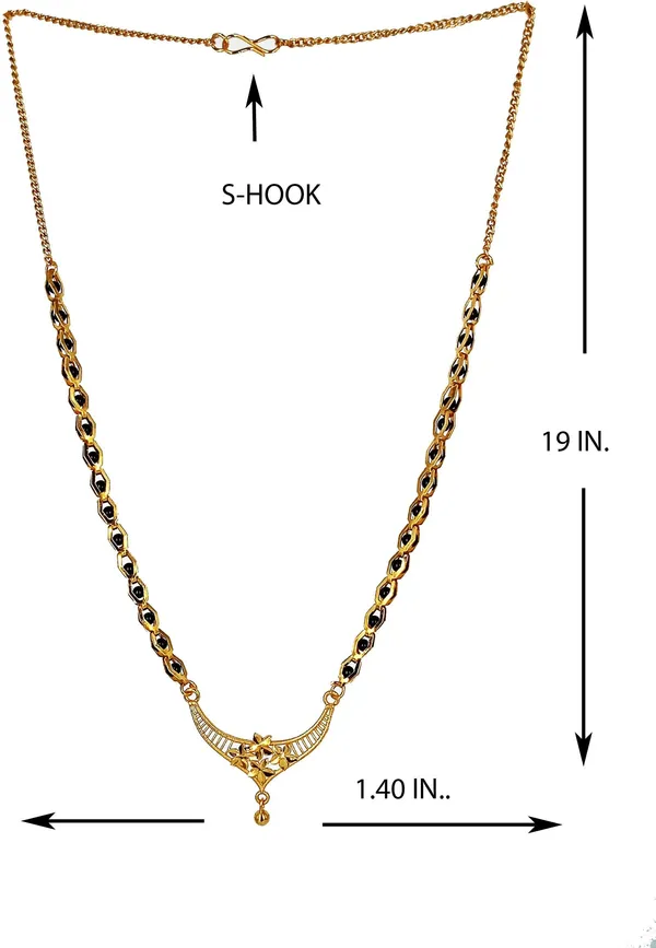 Women_gold_plated_Stylish_Mangalsutra_chain_(DK-4_FLOWER_BLACK_CHOKDI)
