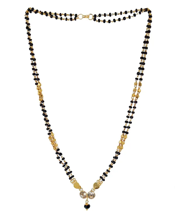 Women_gold_plated_Stylish_Mangalsutra_chain_(DK-DUBAL_KOBA_2_SER_CHAIN)