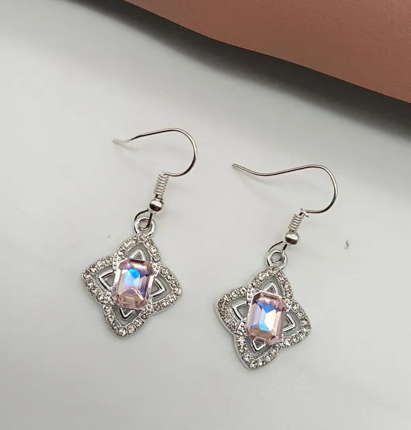 Stylish_Bow_Design_Drop_Earrings_for_Women_|_Pink_Diamond-Cut_Stone_with_Sparkling_CZ_Crystals_|_Gift_for_Girls_&_Ladies_(A247)