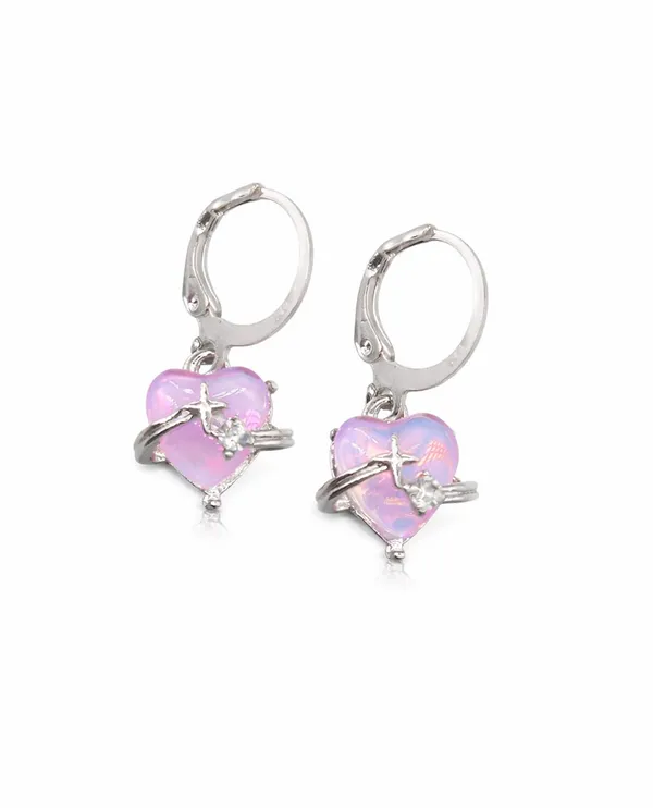 Silver_Drop_Earrings_with_White_Stone,_Square_Shape,_Leverback_Closure,_Crystal_Embellished_Frame_(A382)