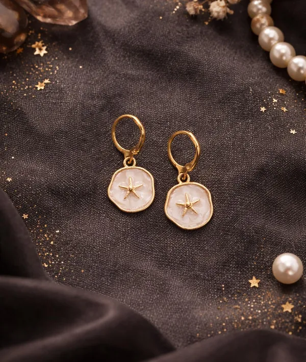Silver_Drop_Earrings_with_White_Stone,_Square_Shape,_Leverback_Closure,_Crystal_Embellished_Frame_(A487)