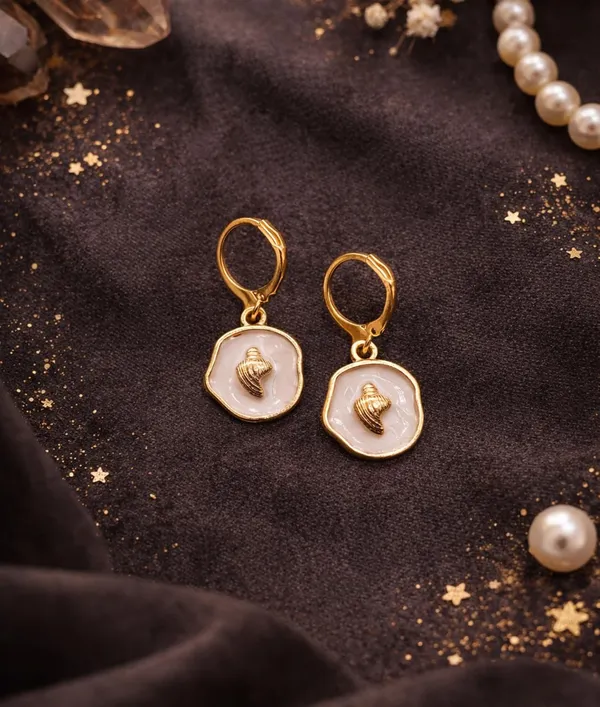 Silver_Drop_Earrings_with_White_Stone,_Square_Shape,_Leverback_Closure,_Crystal_Embellished_Frame_(A489)