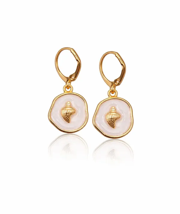 Silver_Drop_Earrings_with_White_Stone,_Square_Shape,_Leverback_Closure,_Crystal_Embellished_Frame_(A489)