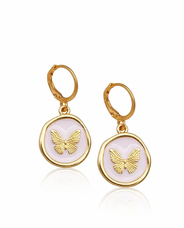 Silver_Drop_Earrings_with_White_Stone,_Square_Shape,_Leverback_Closure,_Crystal_Embellished_Frame_(A525)