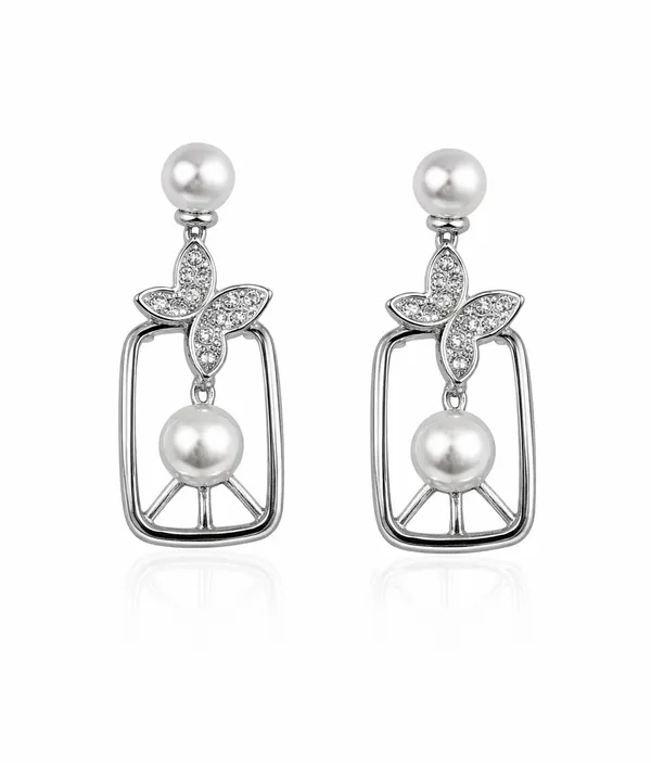 Pearl_Butterfly_Drop_Earrings,_Silver_Tone_with_Crystal_Accents,_Elegant_Dangle_Style_(A356)