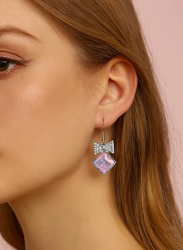 Stylish_Bow_Design_Drop_Earrings_for_Women_|_Pink_Diamond-Cut_Stone_with_Sparkling_CZ_Crystals_|_Gift_for_Girls_&_Ladies_(A246)