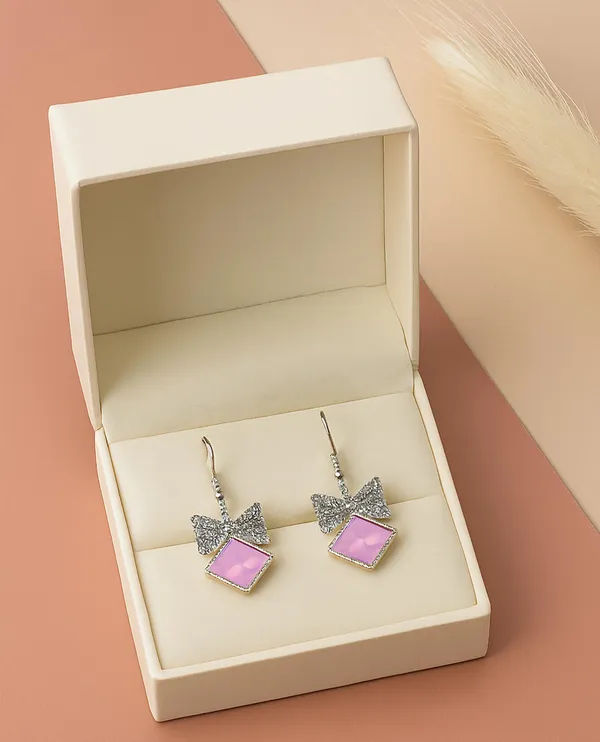 Stylish_Bow_Design_Drop_Earrings_for_Women_|_Pink_Diamond-Cut_Stone_with_Sparkling_CZ_Crystals_|_Gift_for_Girls_&_Ladies_(A246)
