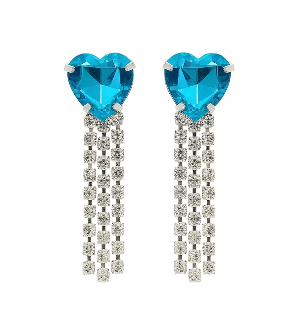 Women’s_Multi_colour_Heart_Crystal_Tassel_Earrings_|_Diamond_Look_Dangling_Design_(CN58)