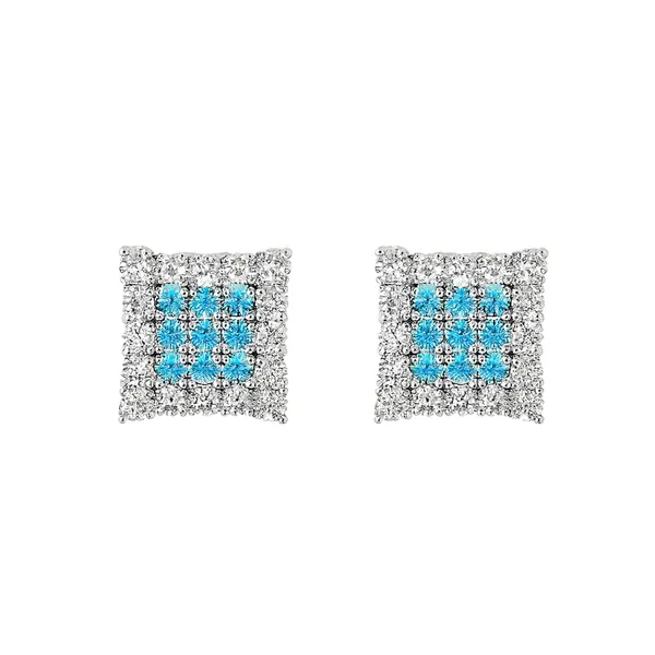 Crystal_Stud_Earrings_with_Red_Stone_and_Clear_Rhinestone_Halo,_Silver-Toned_(CN50)