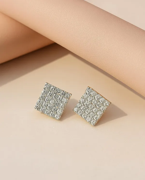 Crystal_Stud_Earrings_with_Red_Stone_and_Clear_Rhinestone_Halo,_Silver-Toned_(CN49)