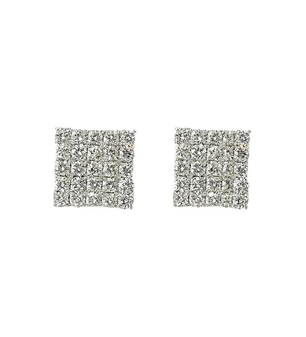 Crystal_Stud_Earrings_with_Red_Stone_and_Clear_Rhinestone_Halo,_Silver-Toned_(CN49)
