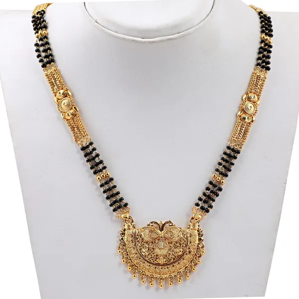 Women_gold_plated_Stylish_Mangalsutra_chain_(HAR-3_LINE-DES-4-ROYAL-BL1)