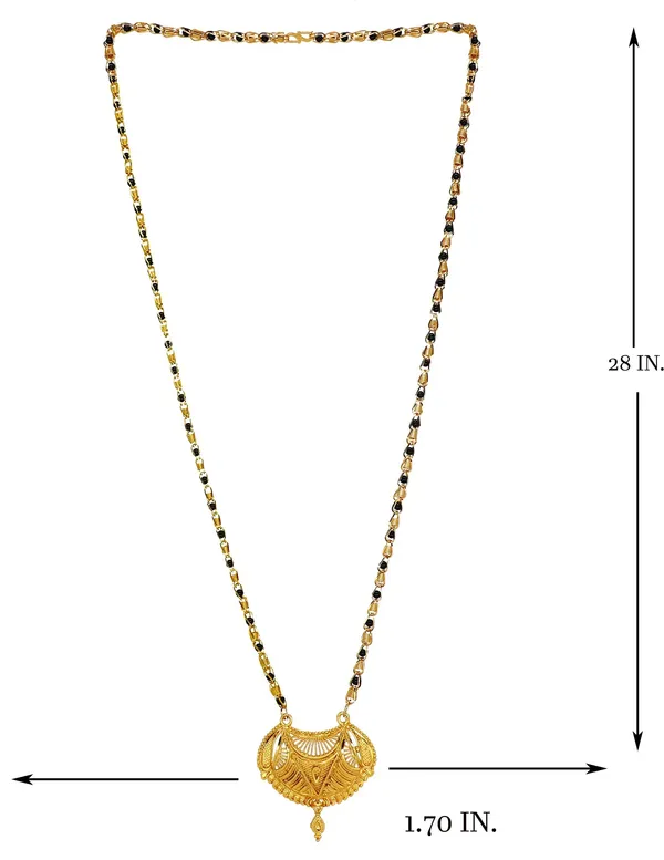 Women_gold_plated_Stylish_Mangalsutra_chain_(HAR-CHAKRA_PAN-BLACK_BADAM_SINGAL-100226)