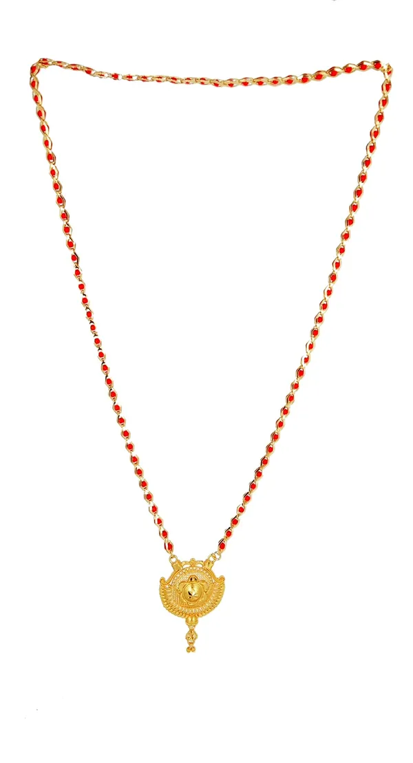 Women_gold_plated_Stylish_Mangalsutra_chain_(HAR-CHANDRA_FLOWER-RED_CHOKADI)