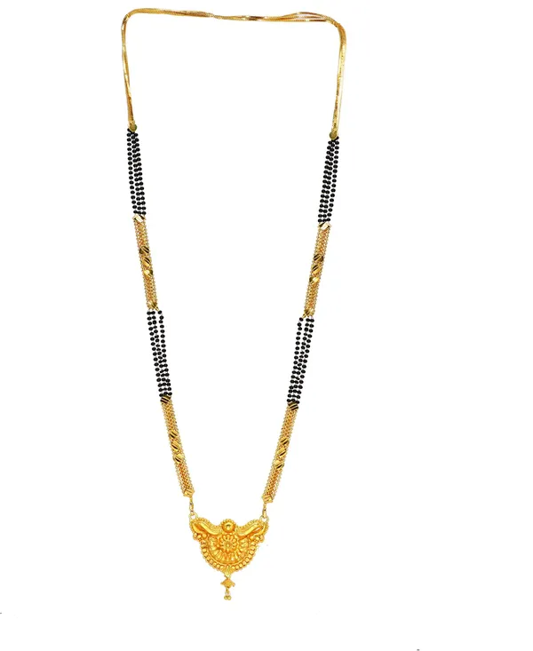 Women_gold_plated_Stylish_Mangalsutra_chain_(HAR-CHANDRA_LIVES-SUNIL_3LINE-100243)