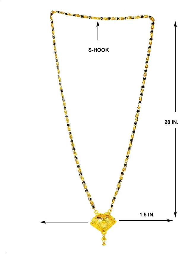 Women_gold_plated_Stylish_Mangalsutra_chain_(HAR-CHECKS_FLOWER-BLACK_BADAM_SINGAL-100)