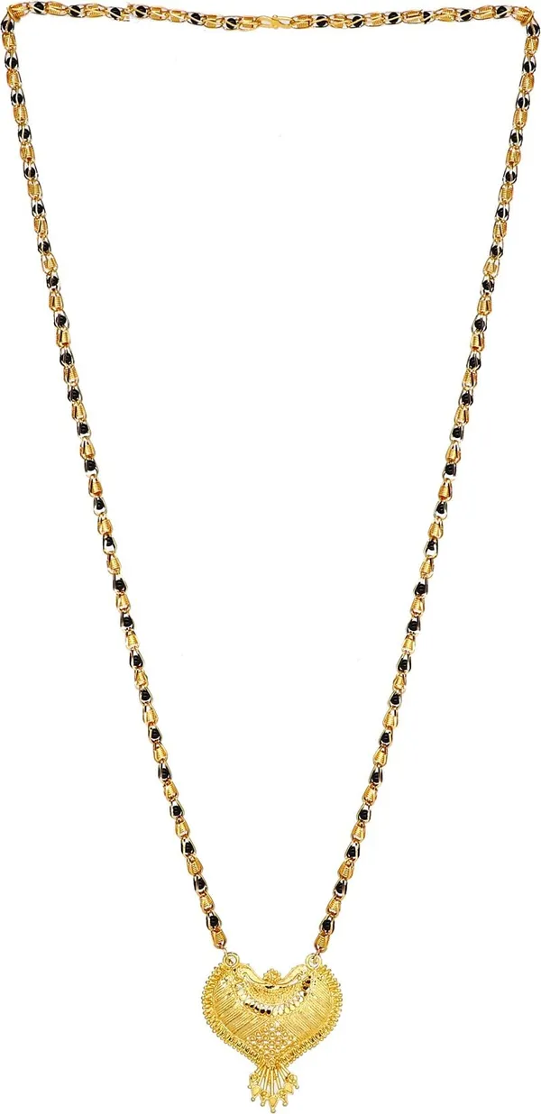 Women_gold_plated_Stylish_Mangalsutra_chain_(HAR-CHEKS-BLACK_BADAM_SINGAL-100258)