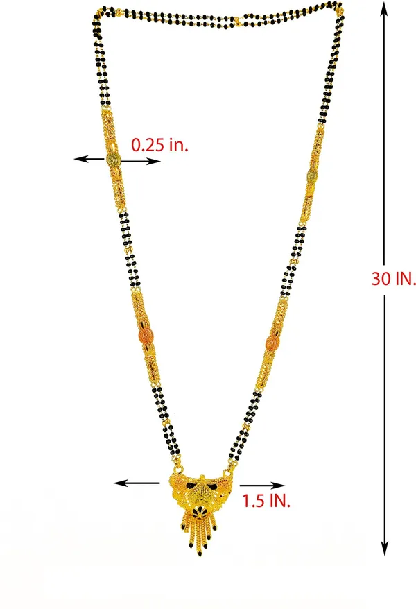 Women_gold_plated_Stylish_Mangalsutra_chain_(HAR-CHOKDI_FLOWER_2_LINE_KKTI_MINA-10015)