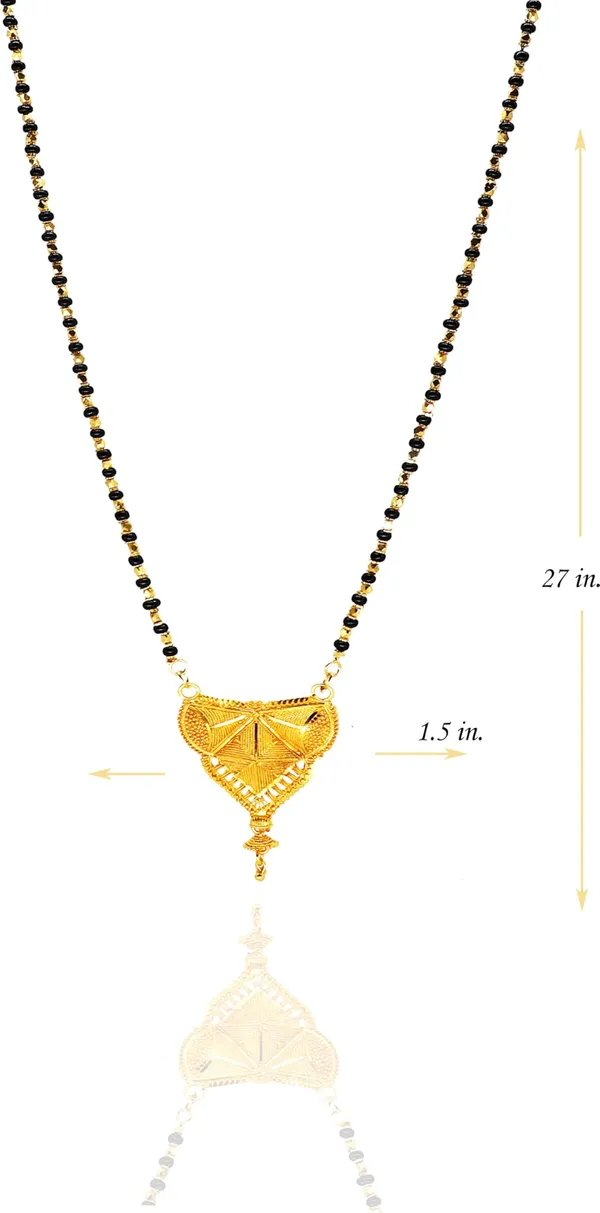 Women_gold_plated_Stylish_Mangalsutra_chain_(HAR-CRISTEL-MANKA_MALA_SINGAL-100213)