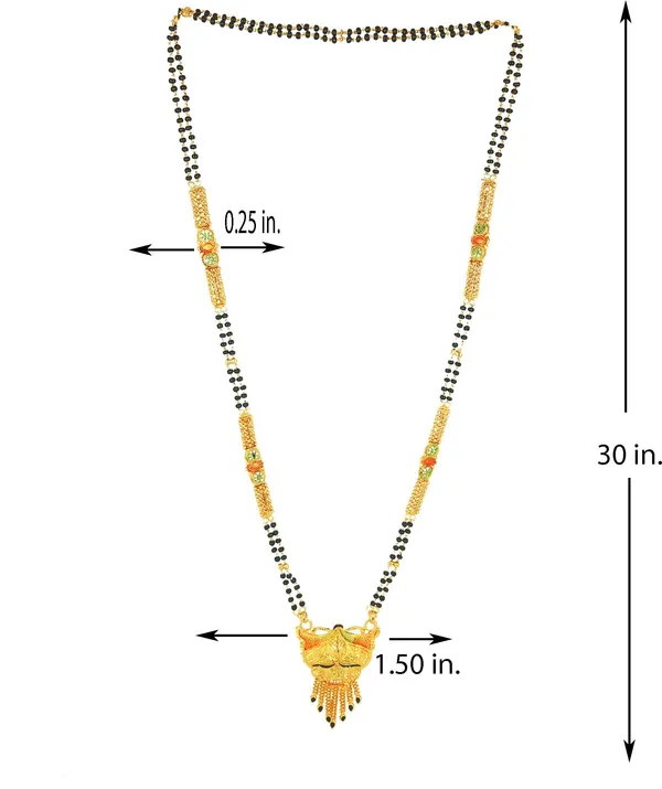 Women_gold_plated_Stylish_Mangalsutra_chain_(HAR-DIPAK_MINA_2_LINE_KKTI_MINA-100156)