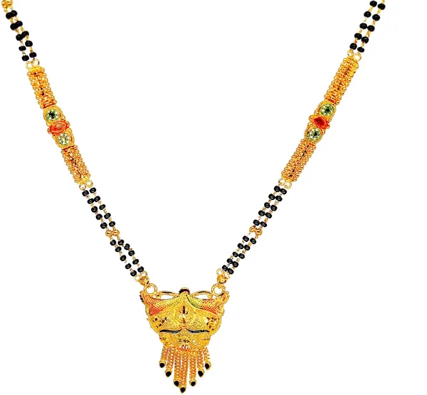 Women_gold_plated_Stylish_Mangalsutra_chain_(HAR-DIPAK_MINA_2_LINE_KKTI_MINA-100156)