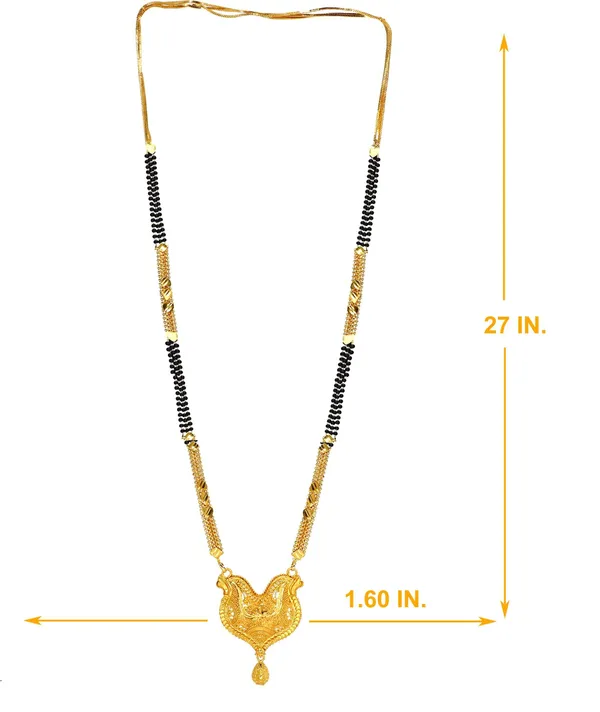 Women_gold_plated_Stylish_Mangalsutra_chain_(HAR-KAML-SUNIL_3LINE-100239)