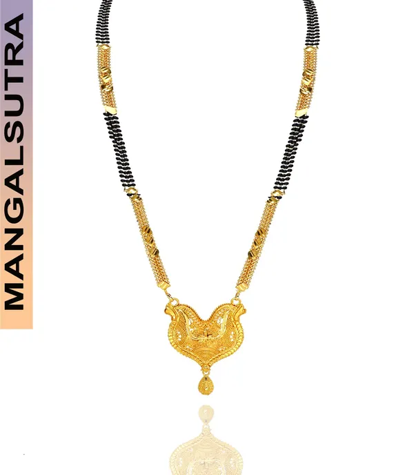 Women_gold_plated_Stylish_Mangalsutra_chain_(HAR-KAML-SUNIL_3LINE-100239)