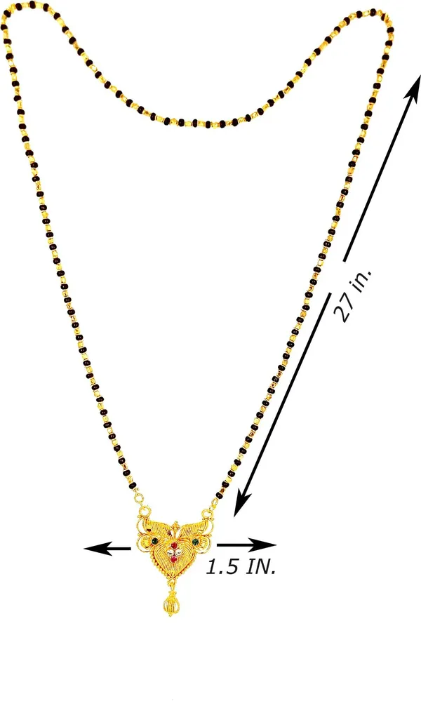 Women_gold_plated_Stylish_Mangalsutra_chain_(HAR-MULTI_MINA_PAN_MANKA_MALA)