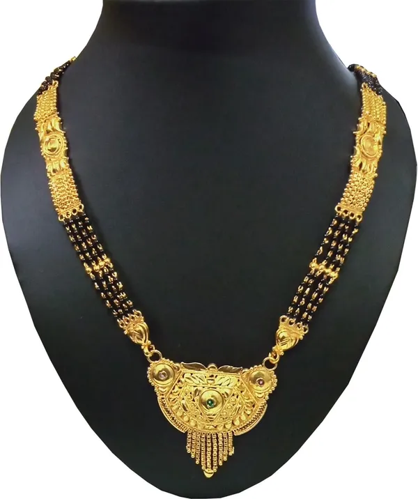Women_gold_plated_Stylish_Mangalsutra_chain_(HAR-SENTRO_PENDAL-009)