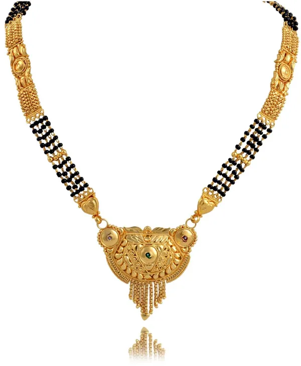 Women_gold_plated_Stylish_Mangalsutra_chain_(HAR-SENTRO_PENDAL-009)