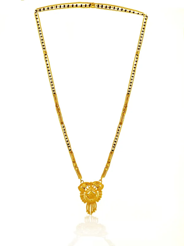 Women_gold_plated_Stylish_Mangalsutra_chain_(HAR-SHEEFAL_TORAN_BELT-100186)