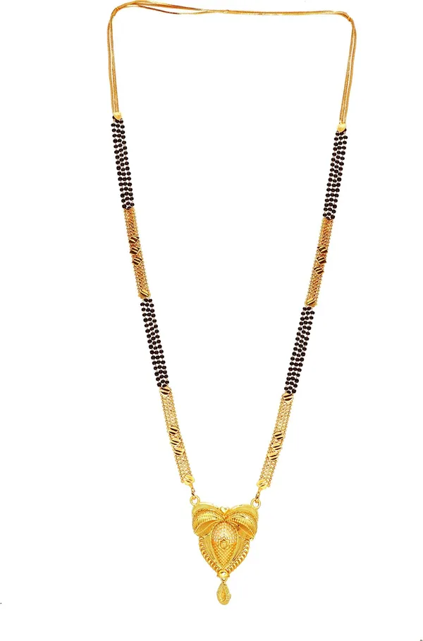 Women_gold_plated_Stylish_Mangalsutra_chain_(HAR-SHREEFAL-SUNIL_3LINE-100244)