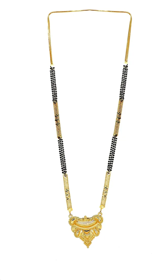 Women_gold_plated_Stylish_Mangalsutra_chain_(HAR-SIDHSILA-SUNIL_3LINE-100253)