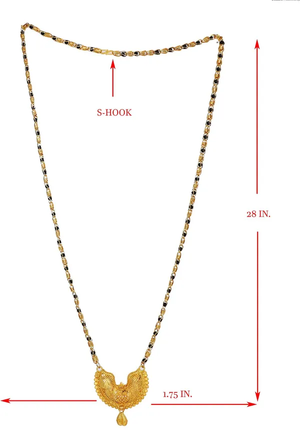 Women_gold_plated_Stylish_Mangalsutra_chain_(HAR-SURYAMUKHI_HALF-BLACK_BADAM_SINGAL-1)