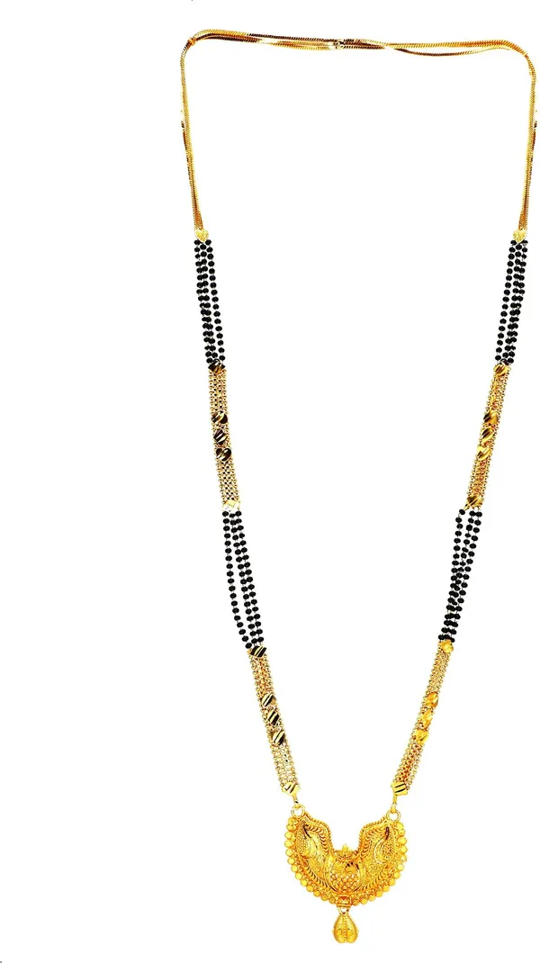 Women_gold_plated_Stylish_Mangalsutra_chain_(HAR-SURYAMUKHI_HALF-SUNIL_3LINE-100237)