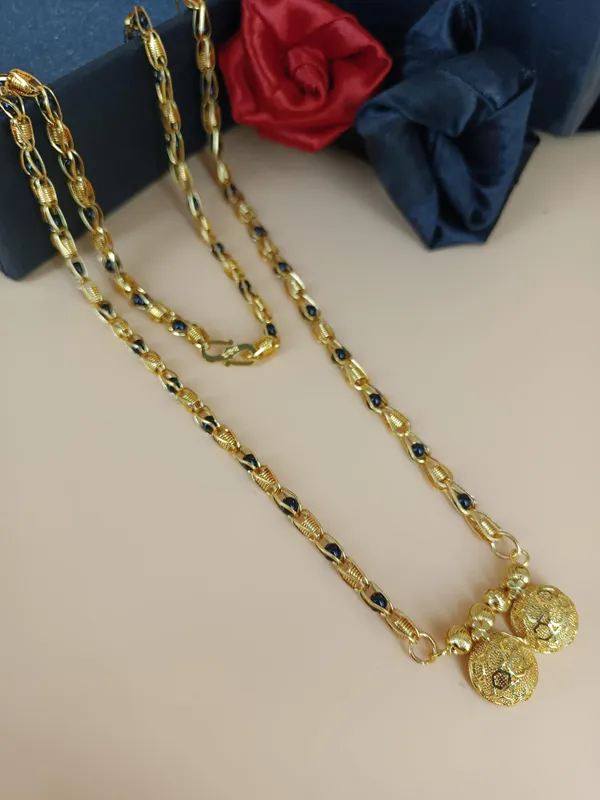 Women_gold_plated_Stylish_Mangalsutra_chain_(MS_FOOTBALL_VT_BLACK_BADAM_100636)