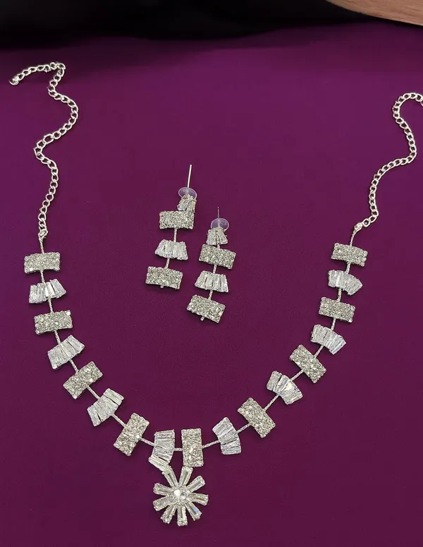 SHANKHRAJ_MALL_Women’s_Rose_Gold_Or_Silver_Butterfly_Necklace_&_Earrings_Set_|_Premium_CZ_Diamond_Look_Jewellery_|_(A341)