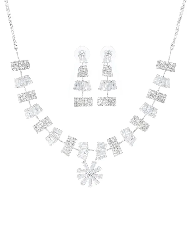 SHANKHRAJ_MALL_Women’s_Rose_Gold_Or_Silver_Butterfly_Necklace_&_Earrings_Set_|_Premium_CZ_Diamond_Look_Jewellery_|_(A341)