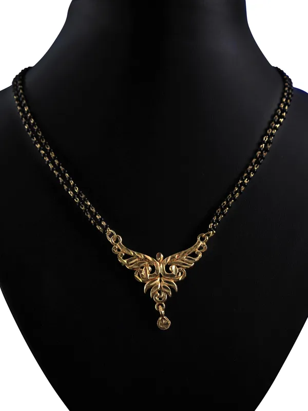 Women_gold_plated_Stylish_Mangalsutra_chain_(NL_DK-MALEGAV_BLACK_BEAD-BL1_10083)