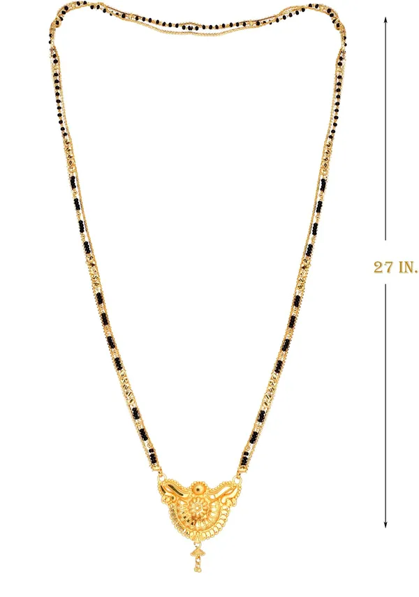 Women_gold_plated_Stylish_Mangalsutra_chain_(NL_HAR-CHANDRA_LEVES_2_LINE_TORAN_BELT_1)