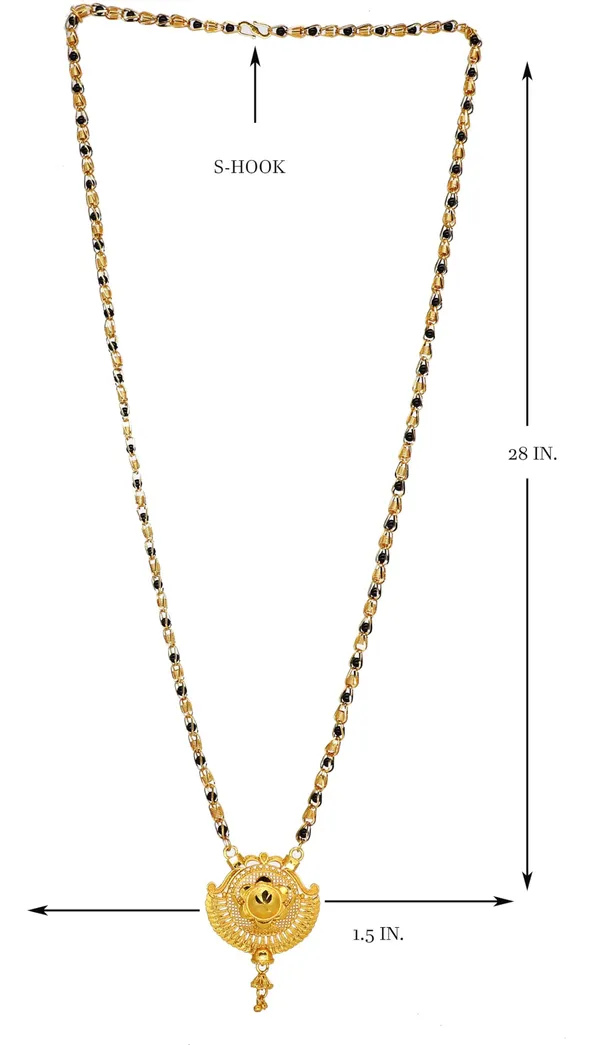 Women_gold_plated_Stylish_Mangalsutra_chain_(NL_HAR-CHANDRA_-BLACK_BADAM_SINGAL_10022)