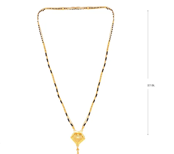 Women_gold_plated_Stylish_Mangalsutra_chain_(NL_HAR-CHEKSH_2_LINE_TORAN_BELT_100194)