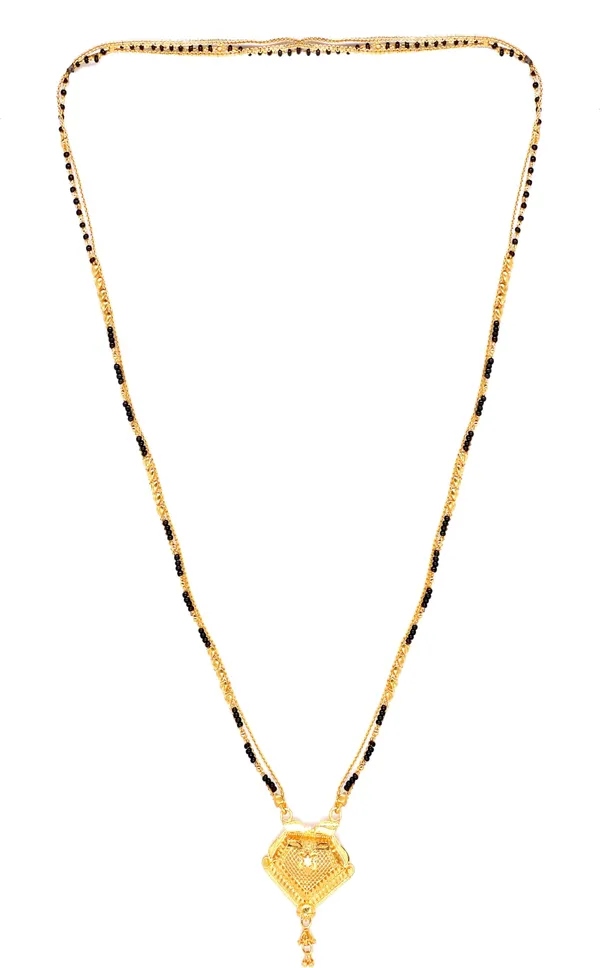 Women_gold_plated_Stylish_Mangalsutra_chain_(NL_HAR-CHEKSH_2_LINE_TORAN_BELT_100194)