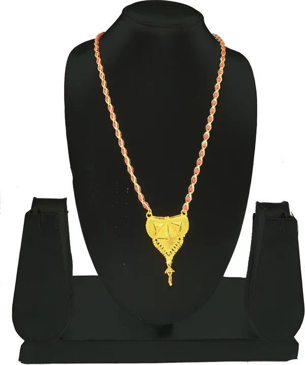 Women_gold_plated_Stylish_Mangalsutra_chain_(NL_HAR-CRISTAL-RED_CHOKADI_100281)