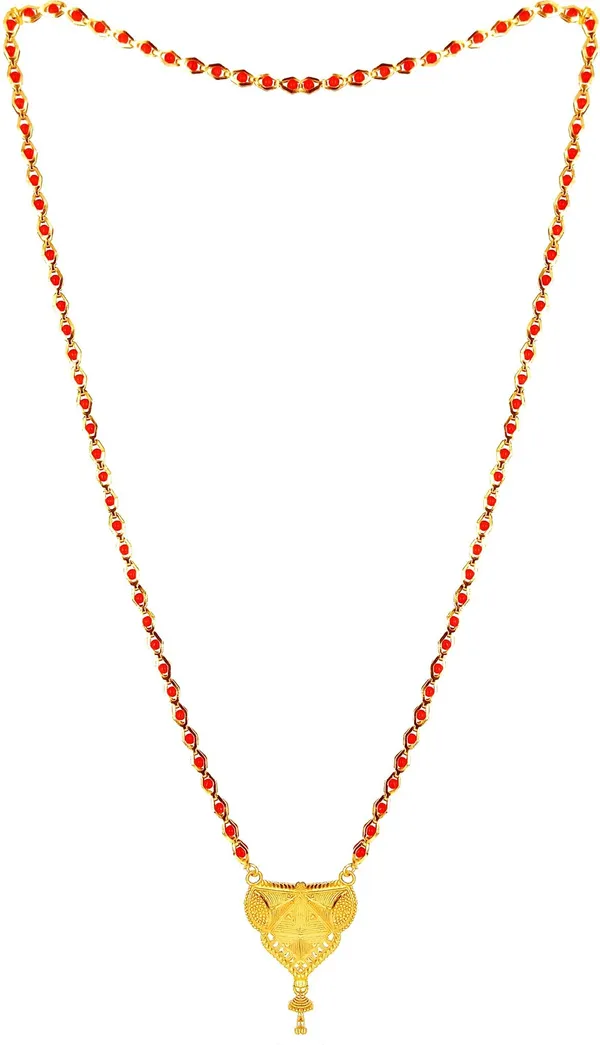Women_gold_plated_Stylish_Mangalsutra_chain_(NL_HAR-CRISTAL-RED_CHOKADI_100281)