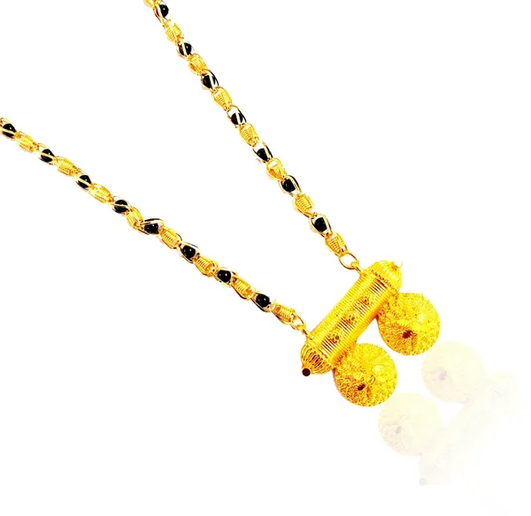Women_gold_plated_Stylish_Mangalsutra_chain_(NL_HAR-DODI_VATKA_BLACK_BADAM_100335)