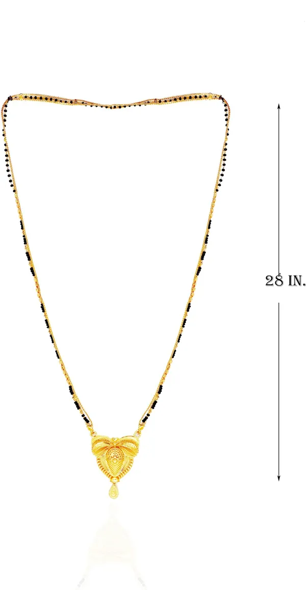 Women_gold_plated_Stylish_Mangalsutra_chain_(NL_HAR-SHEEFAL_2_LINE_TORAN_BELT_100199)