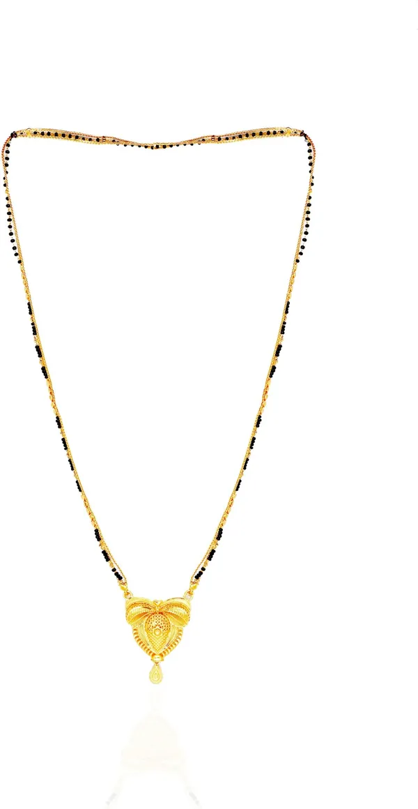 Women_gold_plated_Stylish_Mangalsutra_chain_(NL_HAR-SHEEFAL_2_LINE_TORAN_BELT_100199)