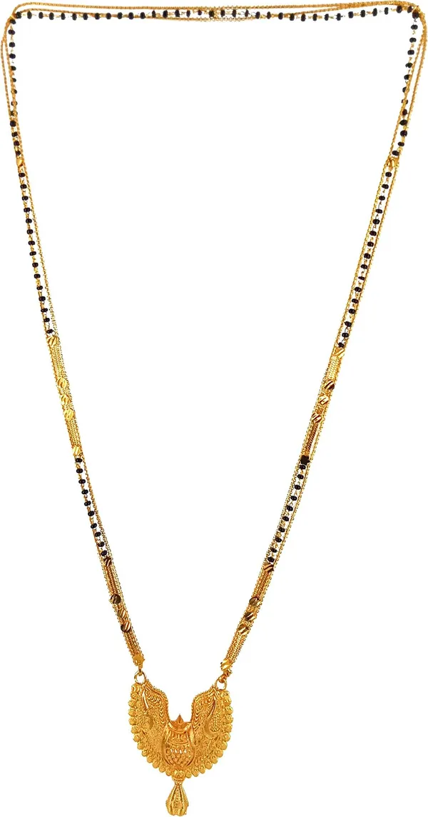 Women_gold_plated_Stylish_Mangalsutra_chain_(NL_HAR-SURYAMYKHI_HALF_TORAN_BELT_100187)