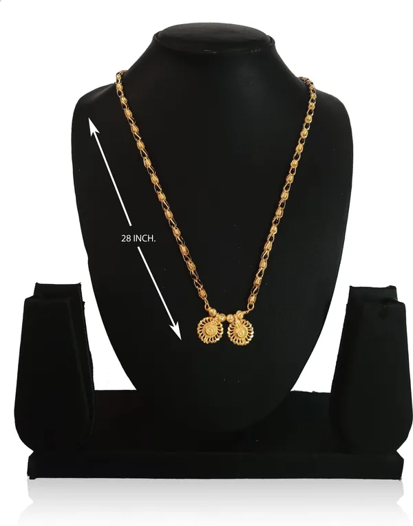 Women_gold_plated_Stylish_Mangalsutra_chain_(NL_HAR-_DUBAL_CHAKRA_BLACK_BADAM_100338)
